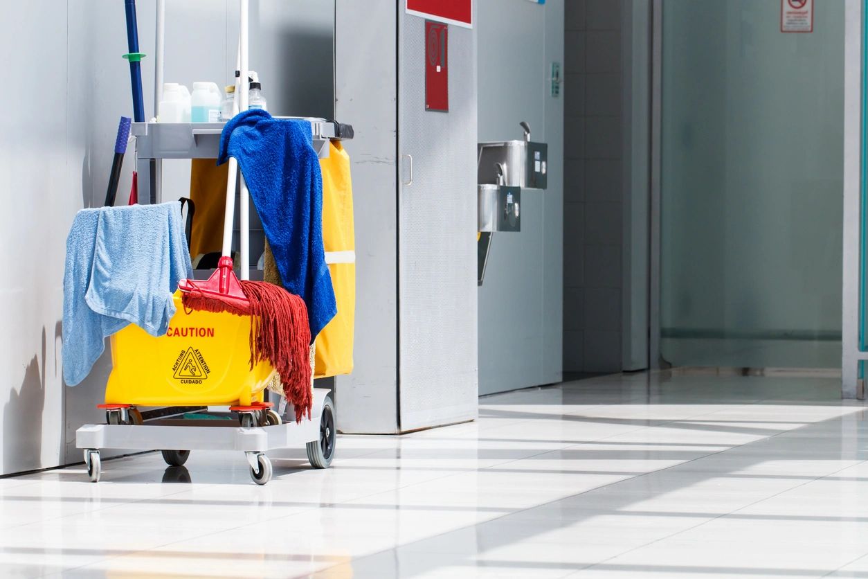 Janitorial cleaning supplies