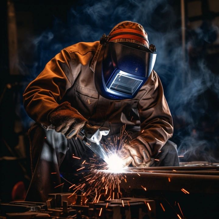 Welding helmet equipment